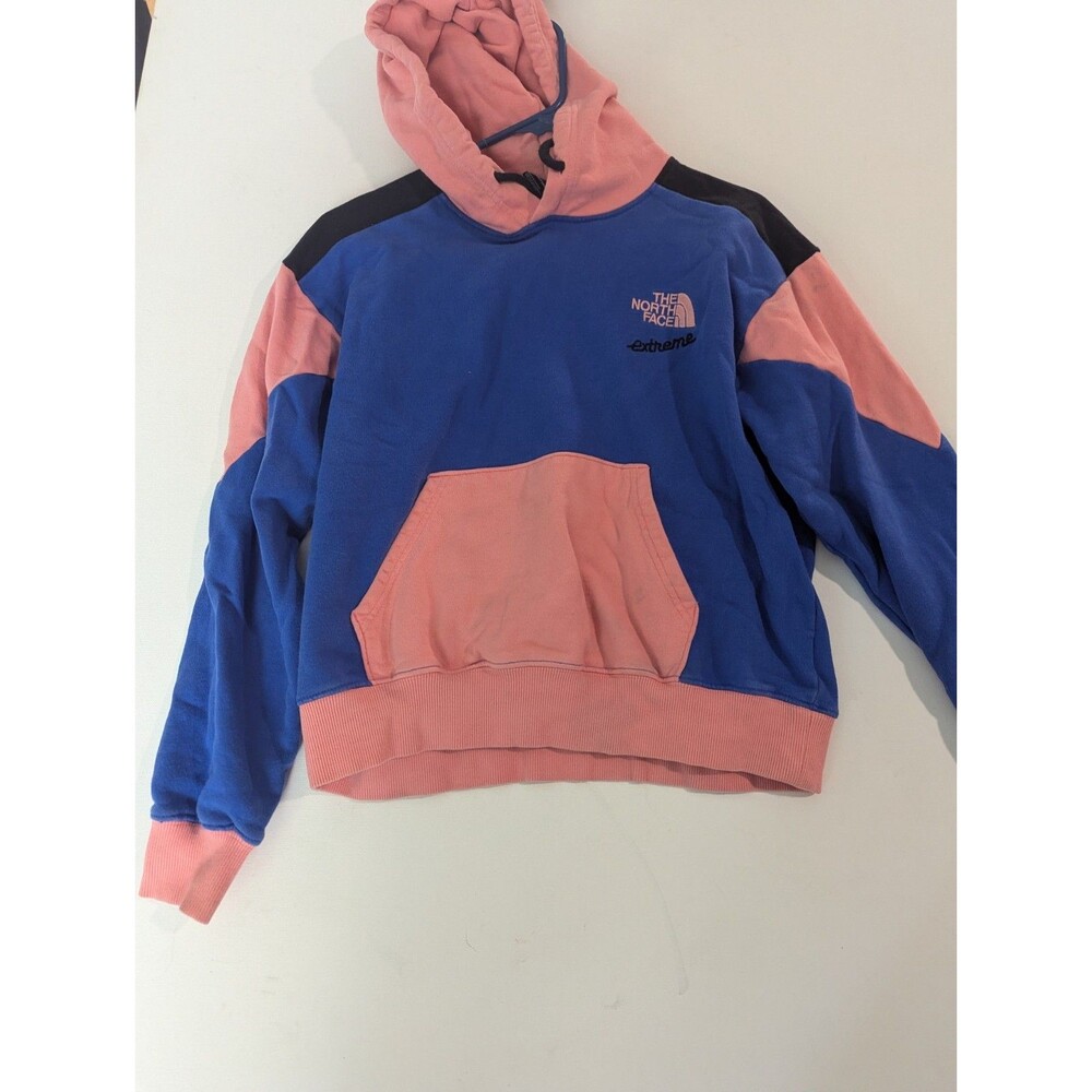 Womens The North Face Extreme Color Block Hooded Sweatshirt Sz Small